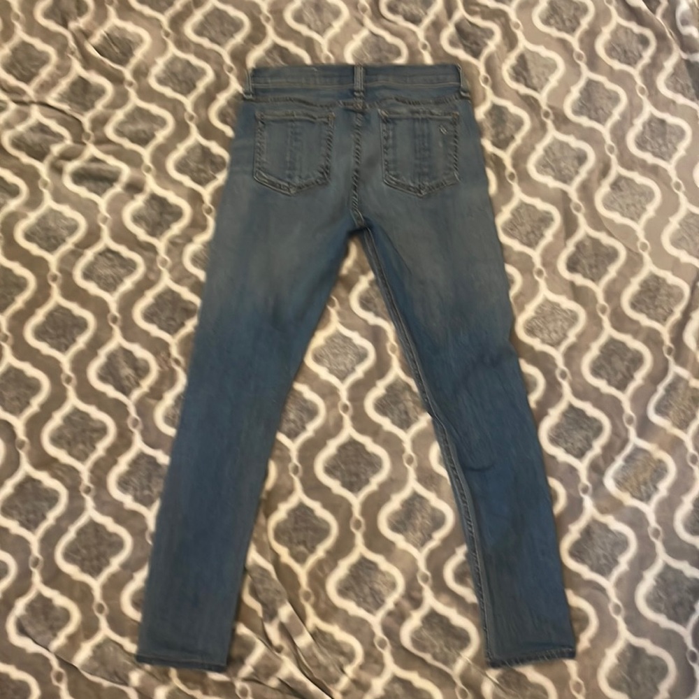 Rag & Bone womens mid rise distressed skinny jeans size 26!